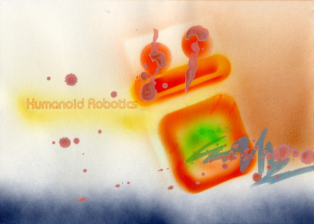 Humanoid Robotics, 2015, Mixed Media, 21 x 29,7 cm